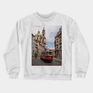 Prague Heritage Tram Crewneck Sweatshirt